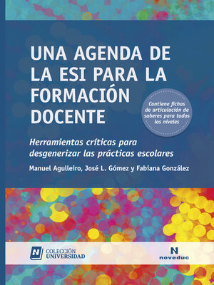cover image of Una agenda de la ESI para la Formación Docente